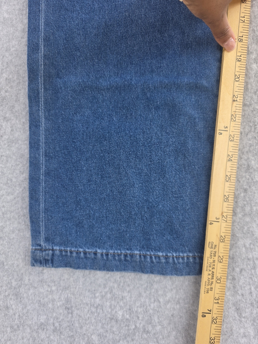 Calvin Klein Women's Blue Denim Pull-On Pants Suze L NWT - Picture 5 of 12